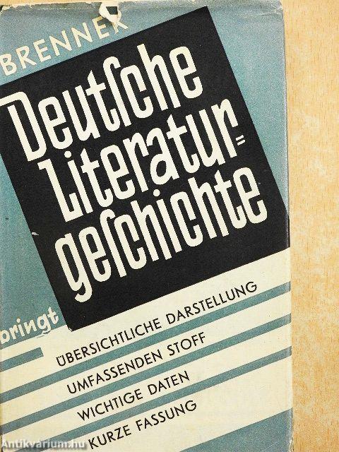 Deutsche Literaturgeschichte