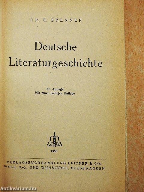Deutsche Literaturgeschichte