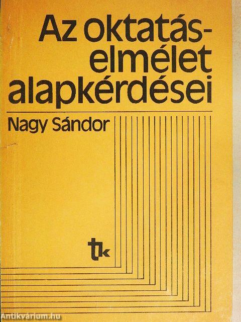 Az oktatáselmélet alapkérdései