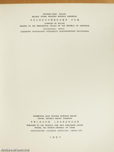 Paintings from the Collection of Dr. Sukarno President of the Republic of Indonesia I-II.