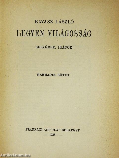 Legyen világosság III. (töredék)