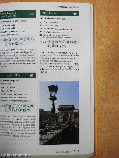 Gault&Millau étteremkalauz Magyarország 2015