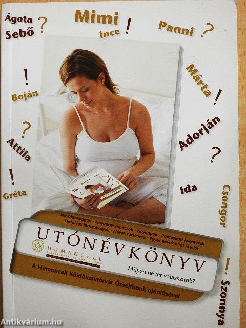 Utónévkönyv