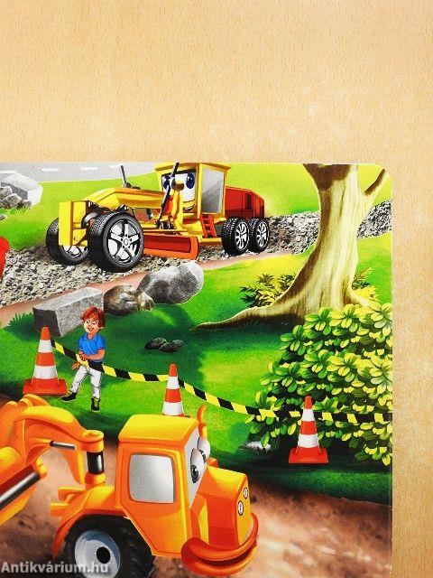 Munkában az útépítők