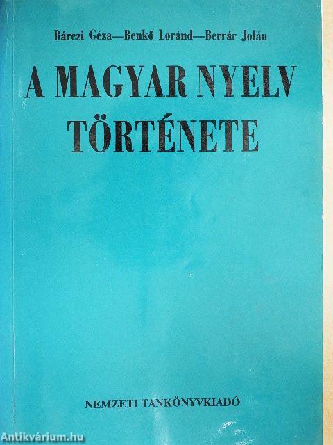 A magyar nyelv története