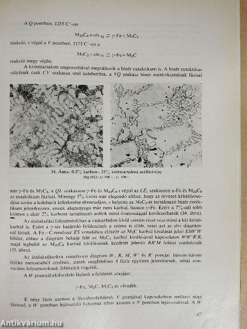 Vasötvözetek fémtana