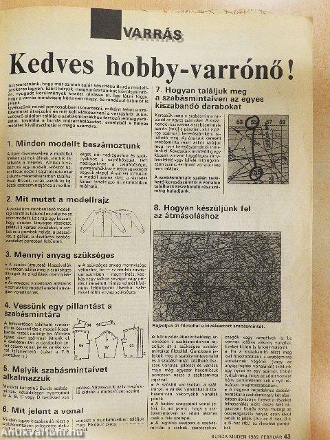 Burda Moden 1989. február