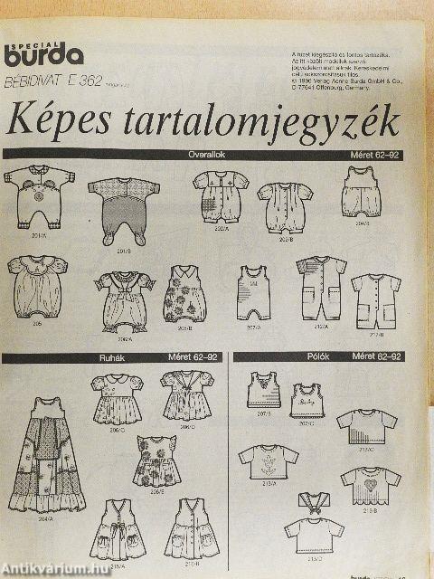 Burda Special - Bébidivat 1996. Tavasz/Nyár