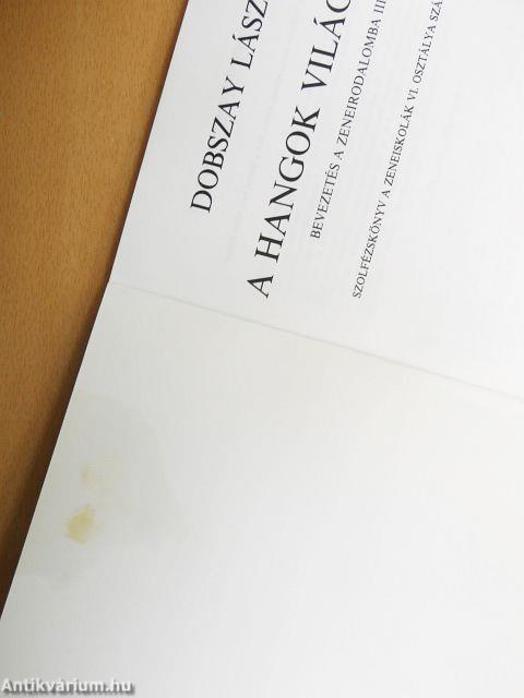 A hangok világa VI.