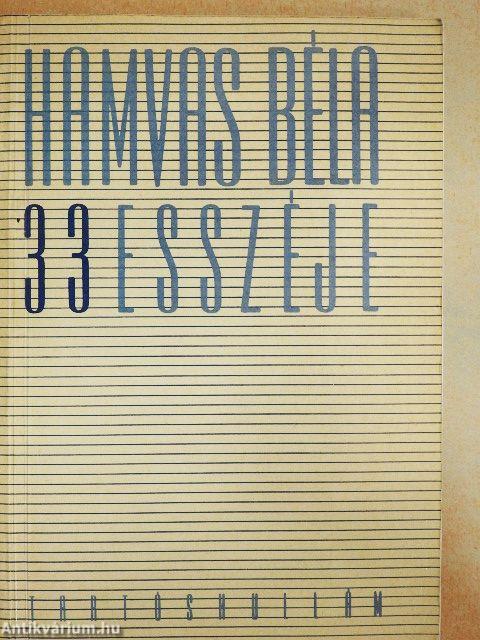 Hamvas Béla 33 esszéje