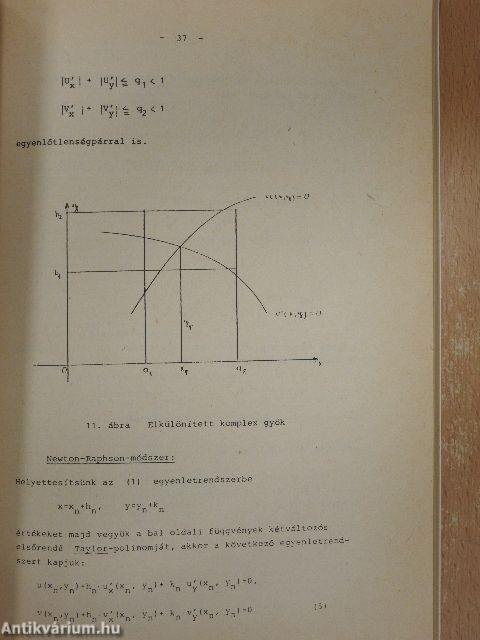 Matematika - Numerikus módszerek I.