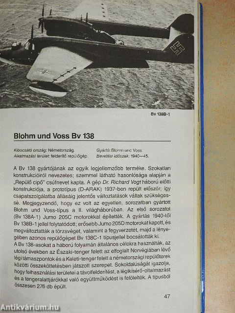 A II. világháború repülőgépei