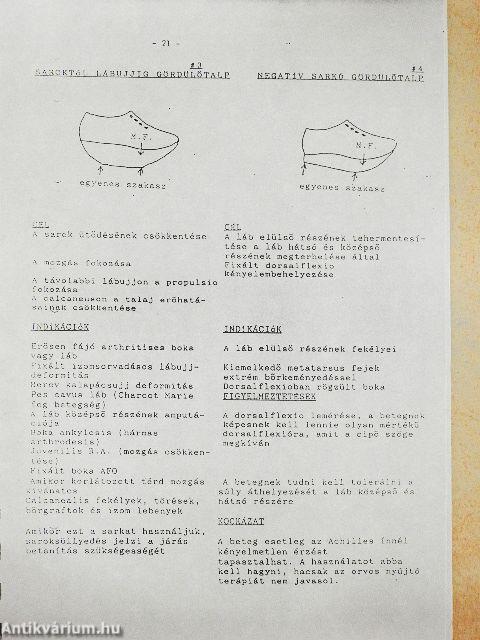 Pedorthista tanfolyam