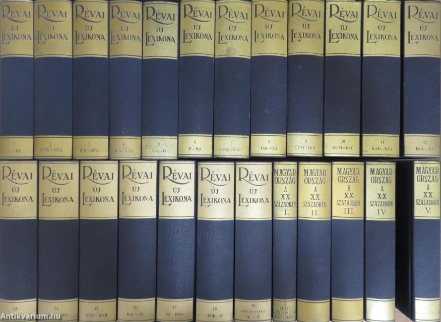Révai új lexikona 1-19./Magyarország a XX. században I-V.