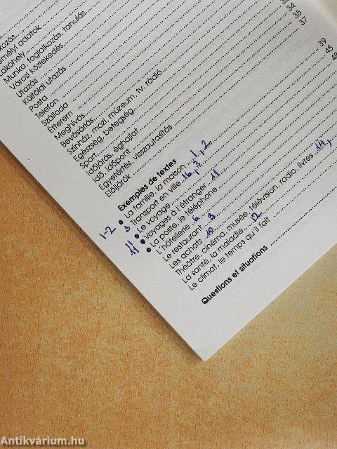 Kifejezésgyűjtemény és mintaszövegek témakörönként szóbeli nyelvvizsgához