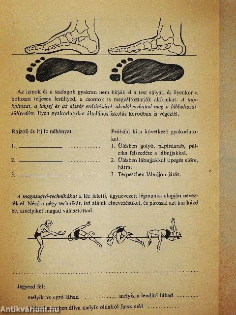 Testnevelés - Teljesítményfüzet a középiskolák I-II. osztálya számára