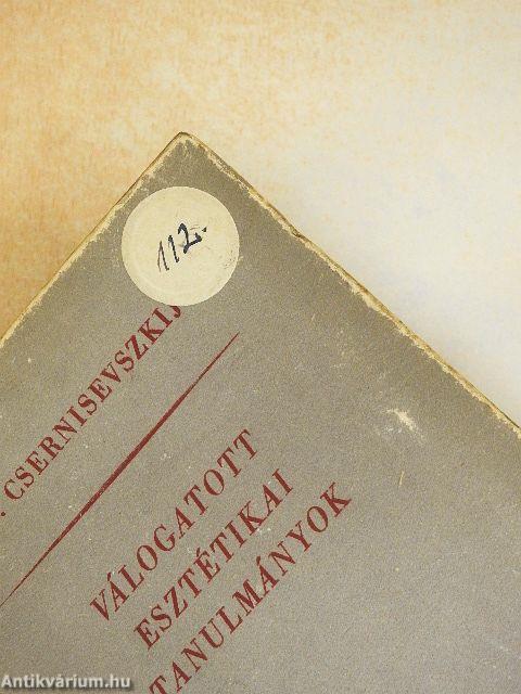 Válogatott esztétikai tanulmányok