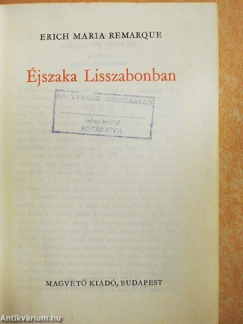 Éjszaka Lisszabonban