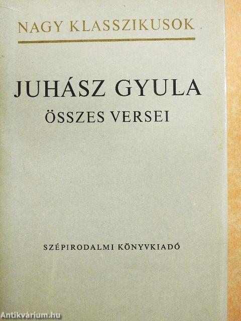 Juhász Gyula összes versei
