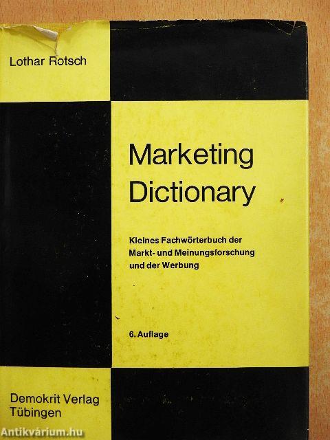 Marketing Dictionary