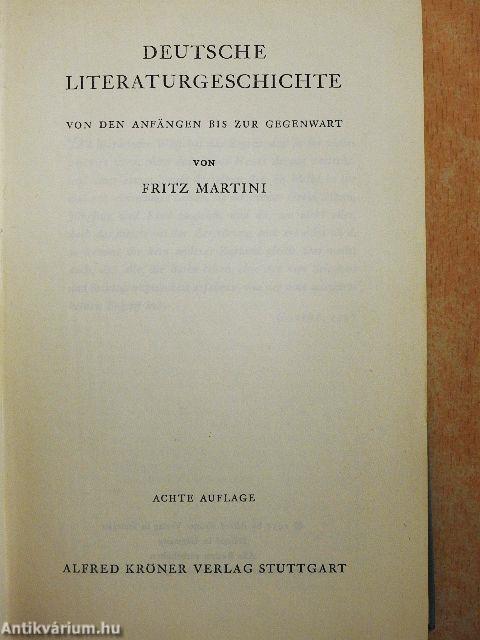 Deutsche Literaturgeschichte