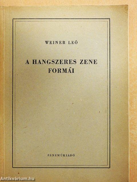 A hangszeres zene formái