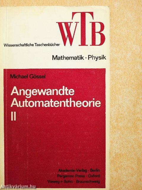 Angewandte Automatentheorie II.