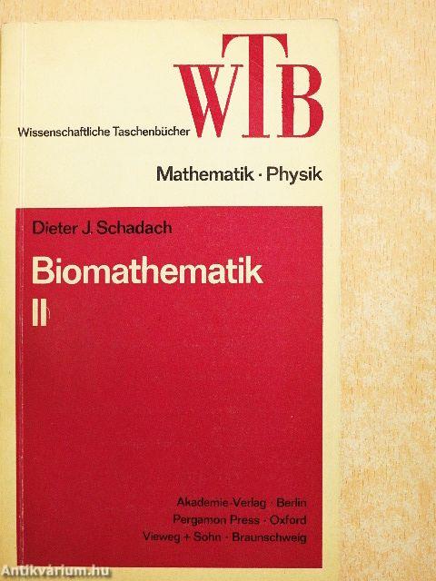 Biomathematik II.