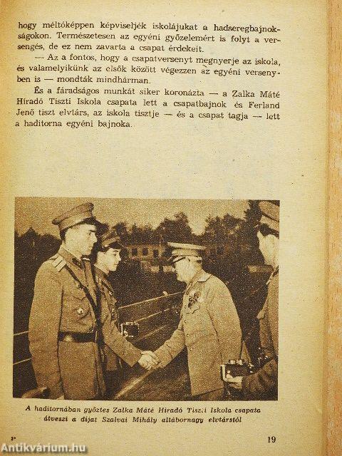 A hadseregbajnokság - a Néphadsereg sportolóinak seregszemléje