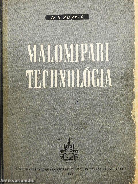 Malomipari technológia