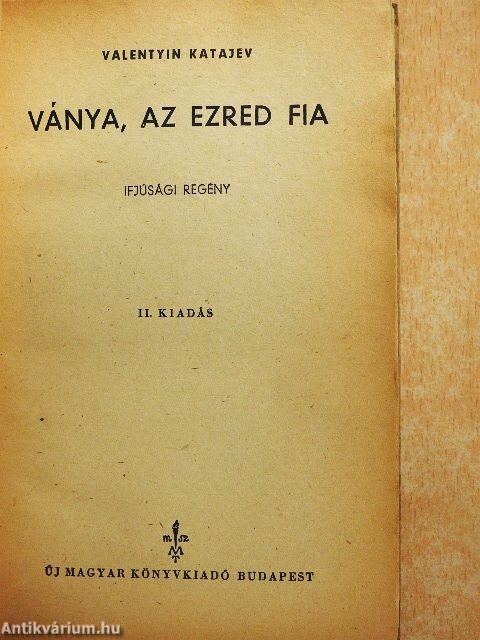 Ványa, az ezred fia