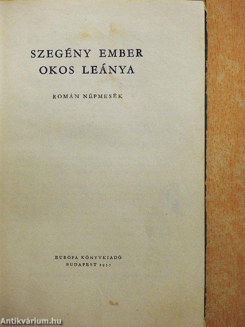 Szegény ember okos leánya