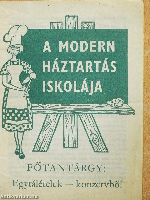A modern háztartás iskolája