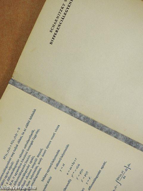 Differenciálegyenletek