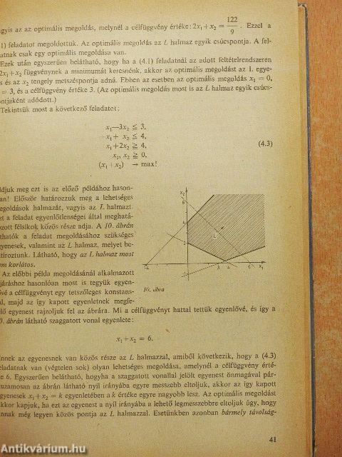 Lineáris programozási gyakorlatok