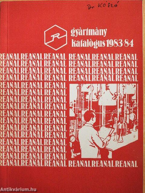 Gyártmánykatalógus 1983-84