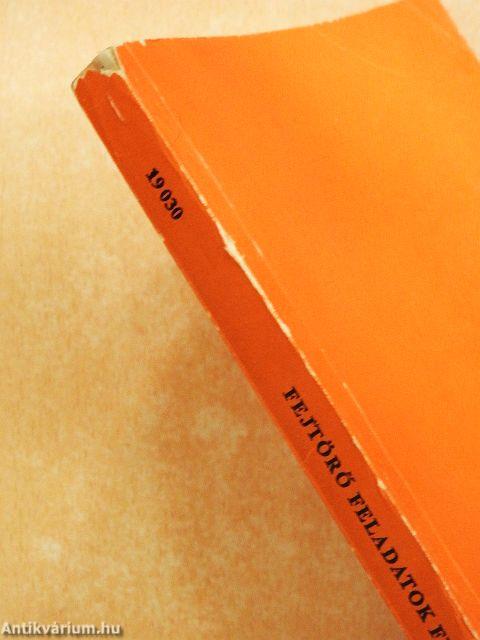 Fejtörő feladatok felsősöknek