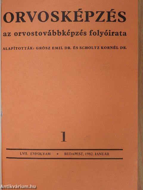 Orvosképzés 1982-1983. január-december