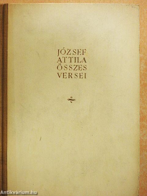 József Attila összes versei