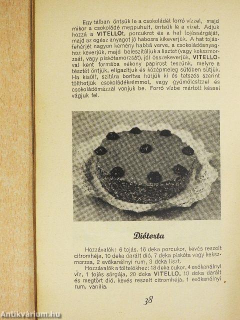 Vitello étel- és süteményreceptek