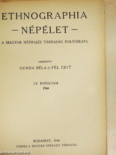 Ethnographia - Népélet 1944/3-4.