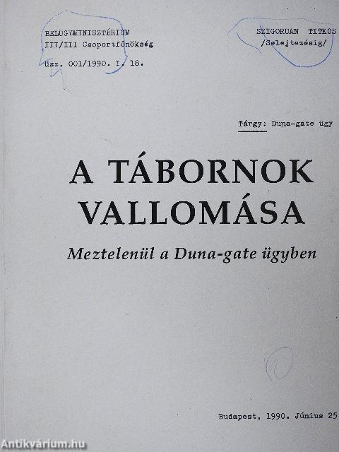 A tábornok vallomása