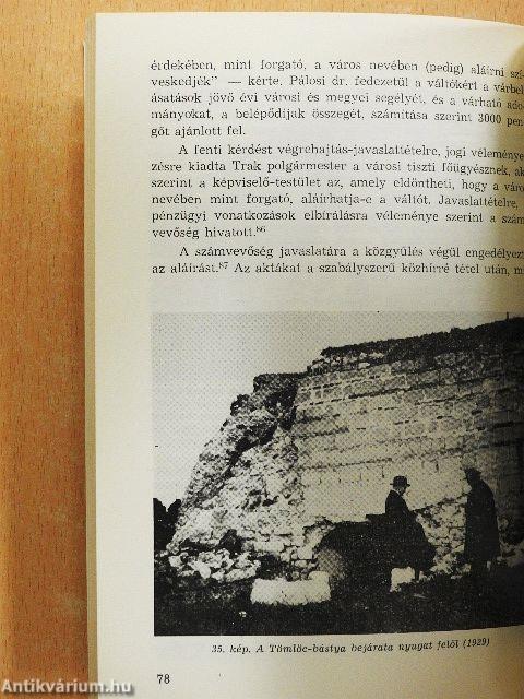 Az egri vár feltárásának története 1949-ig