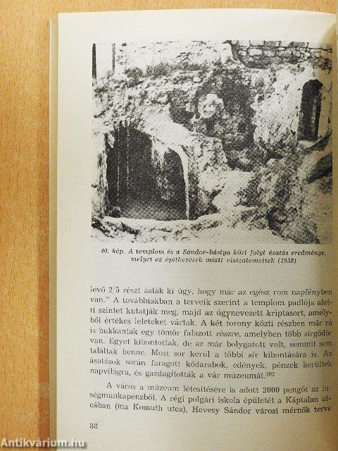 Az egri vár feltárásának története 1949-ig