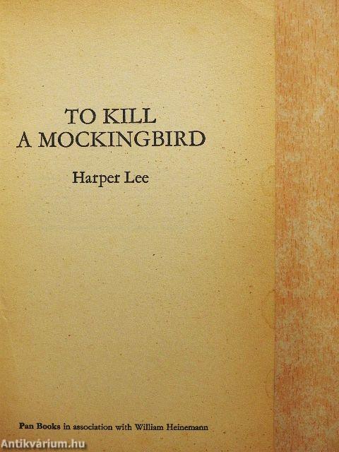 To Kill a Mockingbird