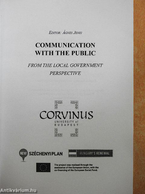 Communication with the Public