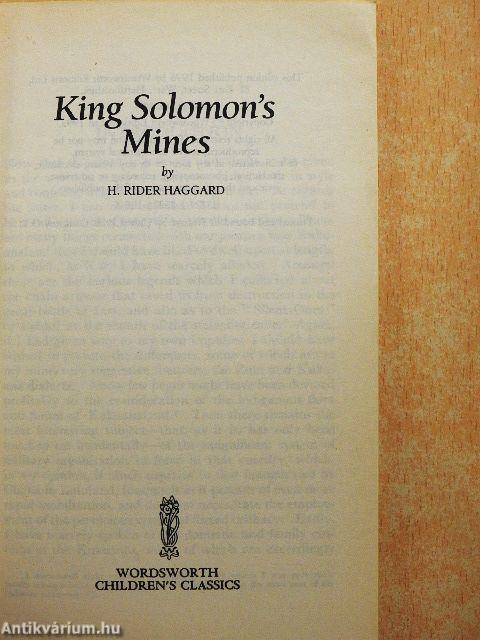 King Solomon's Mines