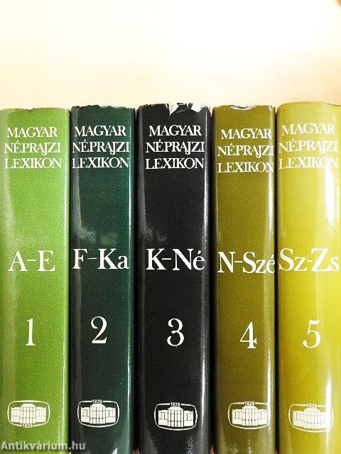 Magyar néprajzi lexikon 1-5.