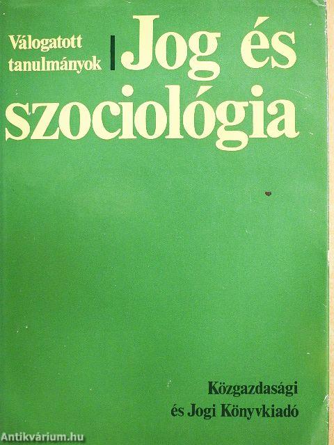 Jog és szociológia