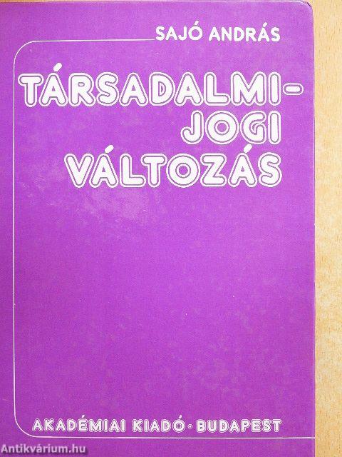 Társadalmi-jogi változás
